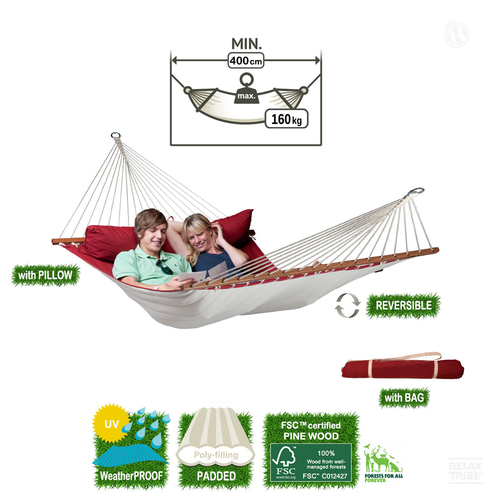 alabama-red-pepper-double-kingsize-xxl-weatherproof-padded-hammock-with-bars-fsc-wood-integrated-pillow-home-garden-red-bordeaux-ecru-detail-spec
