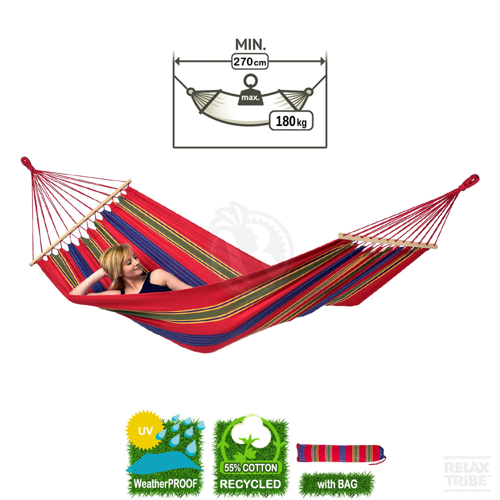 aruba-cayenne-single-xl-weatherproof-hammock-with-bars-multicolor-red-detail-spec