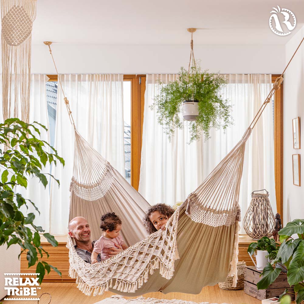 bossanova-muscade-family-xxl-brazilian-eco-hammock-with-fringes-pure-organic-cotton-handmade-light-brown-sand-home-ceiling