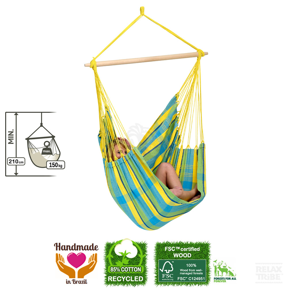 brasil-lemon-single-double-xl-hammock-chair-recycled-cotton-handmade-multicolor-yellow-detail-spec