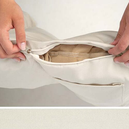 Swing Chair Creme: Cadeira Suspensa p/ Exterior [1p] Madeira FSC c/ Colchonete [Casa&Jardim] - Image 5