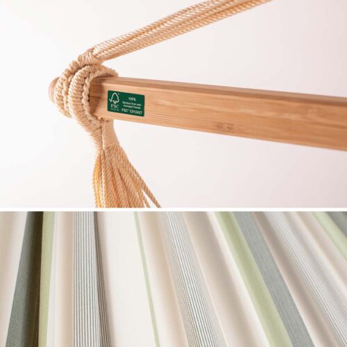 Domingo Cedar: Lounger/Cadeira Suspensa p/ Exterior Feita à Mão [Madeira FSC] Casa&Jardim - Image 4