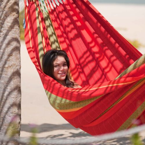 Flora Chilli: Eco-Cama de Rede XXL [2-3p] 100%Algodão Bio /Feita à Mão - Image 4