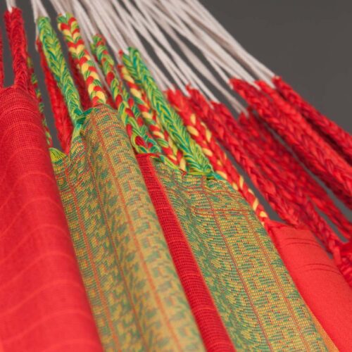 Flora Chilli: Eco-Cama de Rede XXL [2-3p] 100%Algodão Bio /Feita à Mão - Image 5