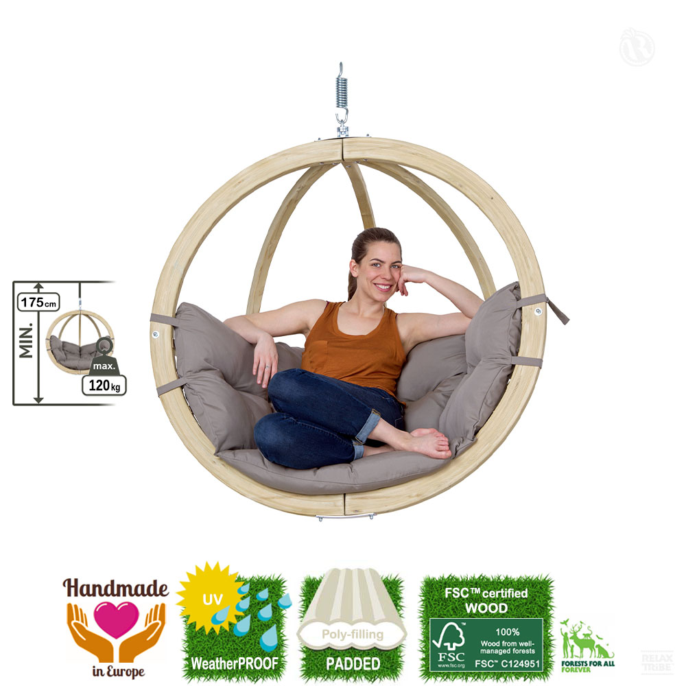 globo-chair-taupe-single-home-garden-hanging-chair-fsc-wood-cushion-weatherproof-light-grey-detail-spec