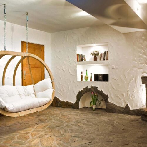 Globo Royal Chair Natura: Cadeirão Suspenso XL [2/3p] Madeira FSC [Casa&Jardim]+Almofadão de Exterior - Image 3