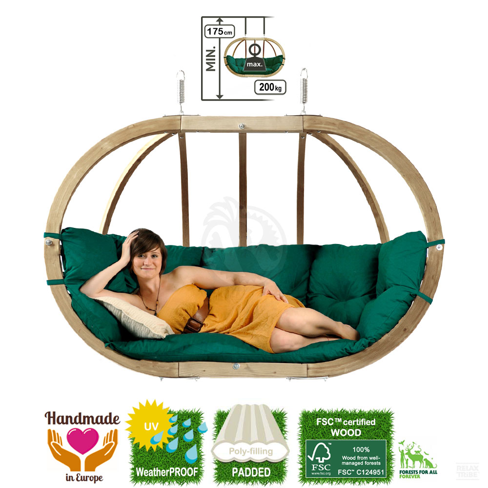 globo-royal-chair-verde-double-family-home-garden-xl-hanging-sofa-fsc-wood-cushion-weatherproof-green-detail-spec