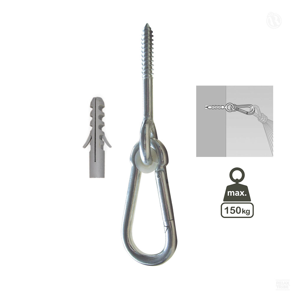 jumbo-carabiner-hook-set-for-fixation-suspension-hammock-1side-or-hanging-chair-max-150kg-galvanized-steel-silver-detail