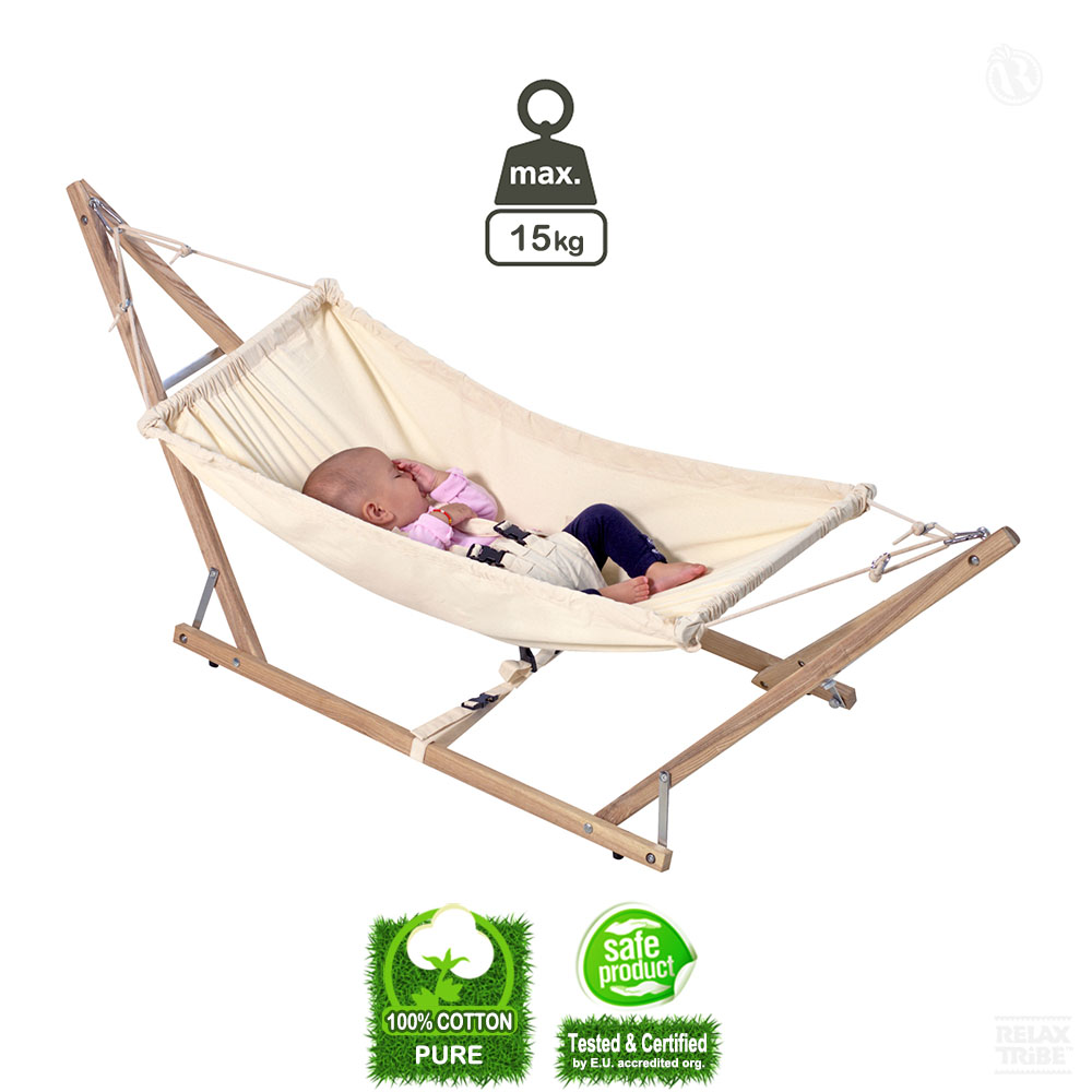 koala-set-portable-baby-stand-hammock-bed-wood-pure-cotton-white-ecru-detail-spec