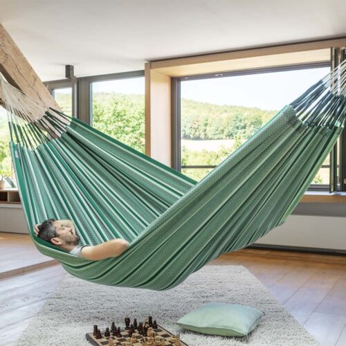 Modesta Agave: Eco-Cama de Rede XXL 100%Algodão Bio /Feita à Mão - Image 2