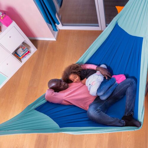 Moki Dolphy: Cama de Rede p/ Crianças&Adultos [2p] 100%Algodão Bio c/ Suspensão [máx.160kg/TÜV certificada] - Image 4