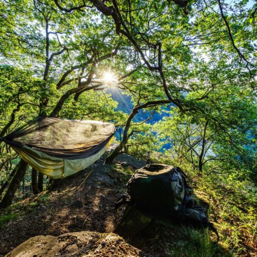 Moskito-Traveller Thermo: Cama de Rede Portátil de Aventura c/ Mosquiteira+bolso Térmico [1p] Exterior/Campismo - Image 4