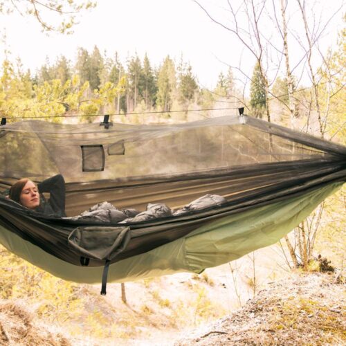 Moskito-Traveller Thermo XXL: Cama de Rede Portátil de Aventura c/ Mosquiteira+bolso Térmico [1p] Exterior/Campismo - Image 5