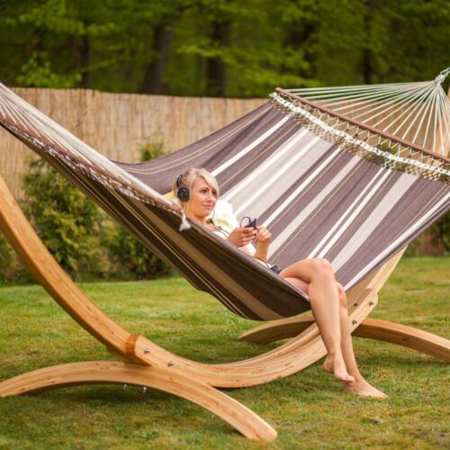 Palacio Café: Cama de Rede Brasileira XXL [2-3p] com Barras /Feita à Mão - Image 3