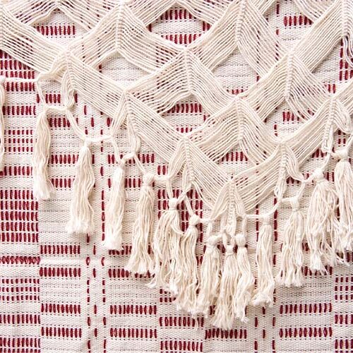 Rio Bordeaux: Cama de Rede Brasileira XXL [2-3p] c/ Franjas /Feita à Mão - Image 5