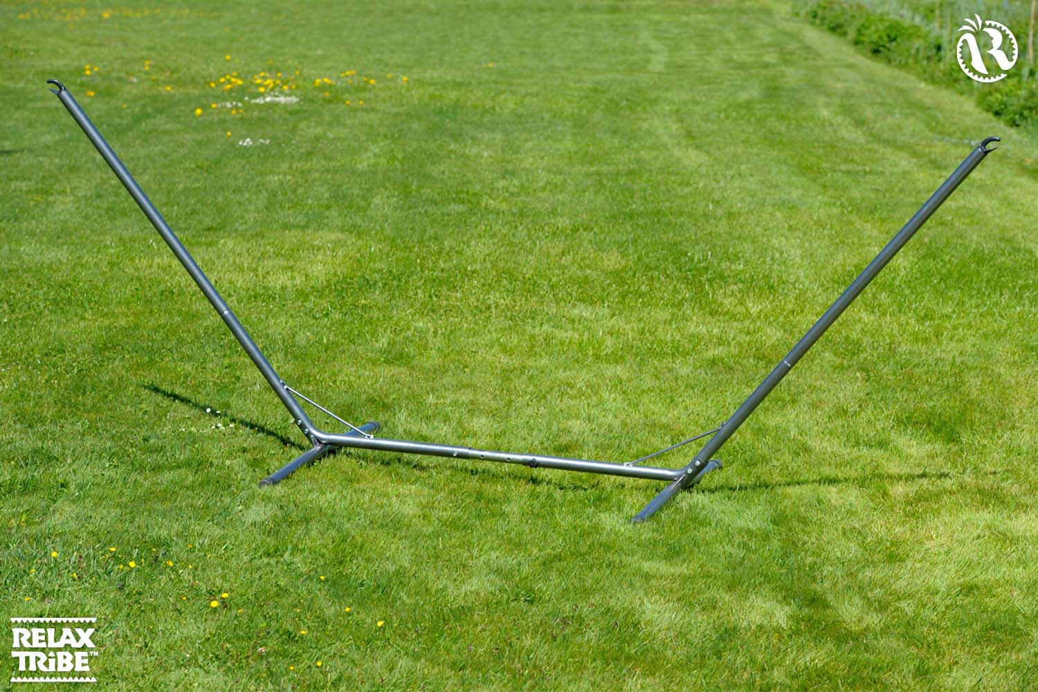 sumo-grande-xl-steel-stand-for-hammock-length-330-360cm-max-200kg-home-garden-weatherproof-silver-outdoor