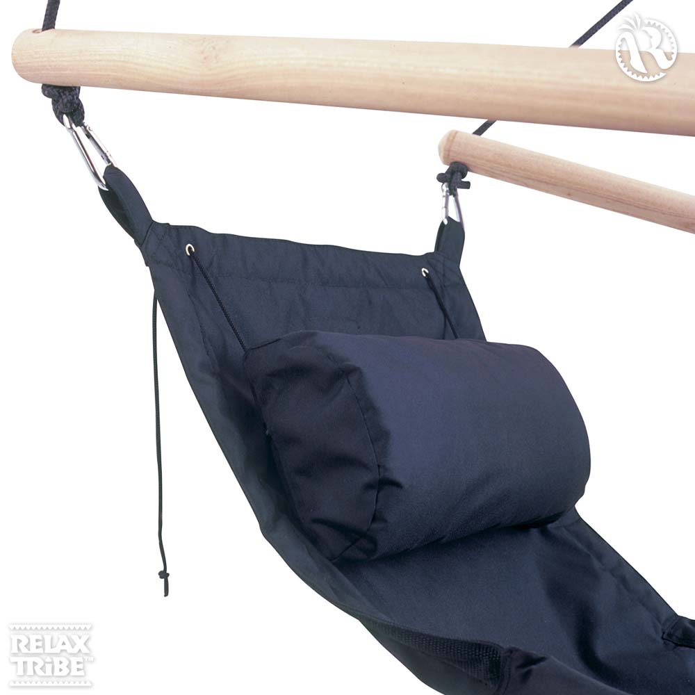 swinger-black-single-weatherproof-hanging-armchair-with-footrest-pillow-home-garden-detail
